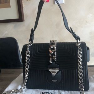 Moschino Couture Black Leather Bag!